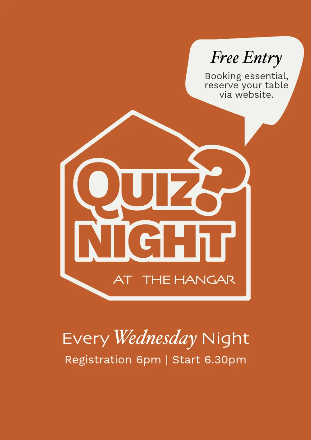 The Hangar Quiz Night